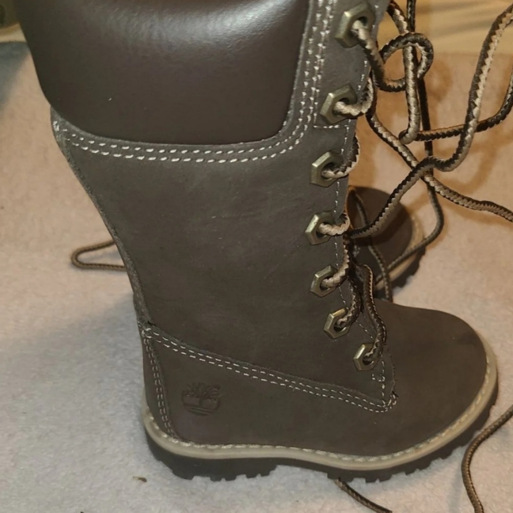 Toddler Timberlands Size 4 Dark Brown Boots